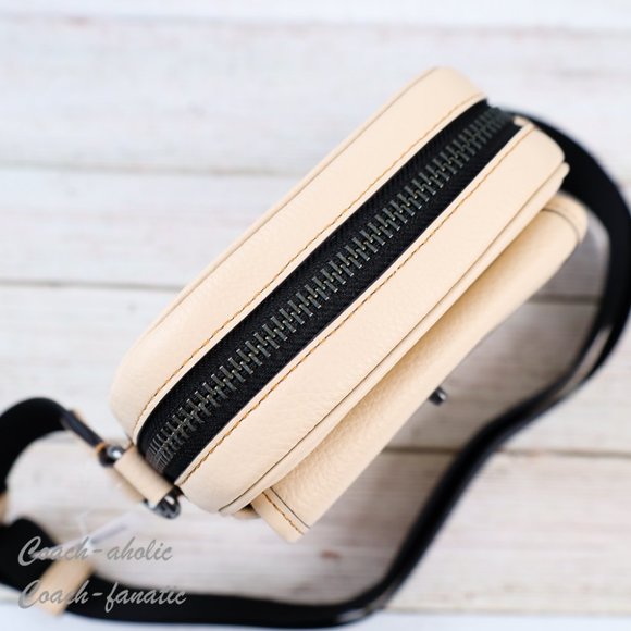 NWT Coach CE613 Coach X Peanuts Heritage Crossbody With Snoopy Motif in Ivory - Picture 8 of 12